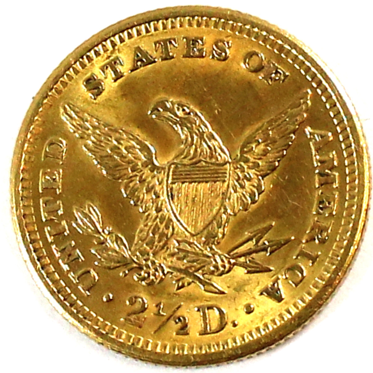 1905 USA $2.50 Gold Brilliant Uncirculated (MS63) $