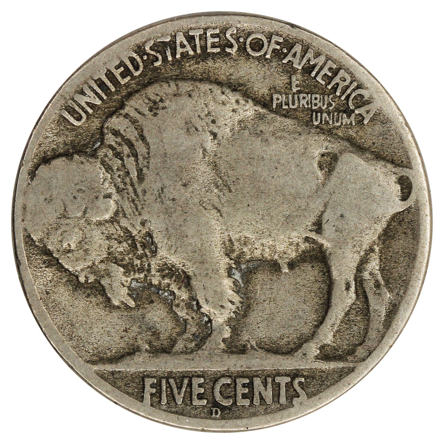 1917 D USA Nickel Very Good (VG8)