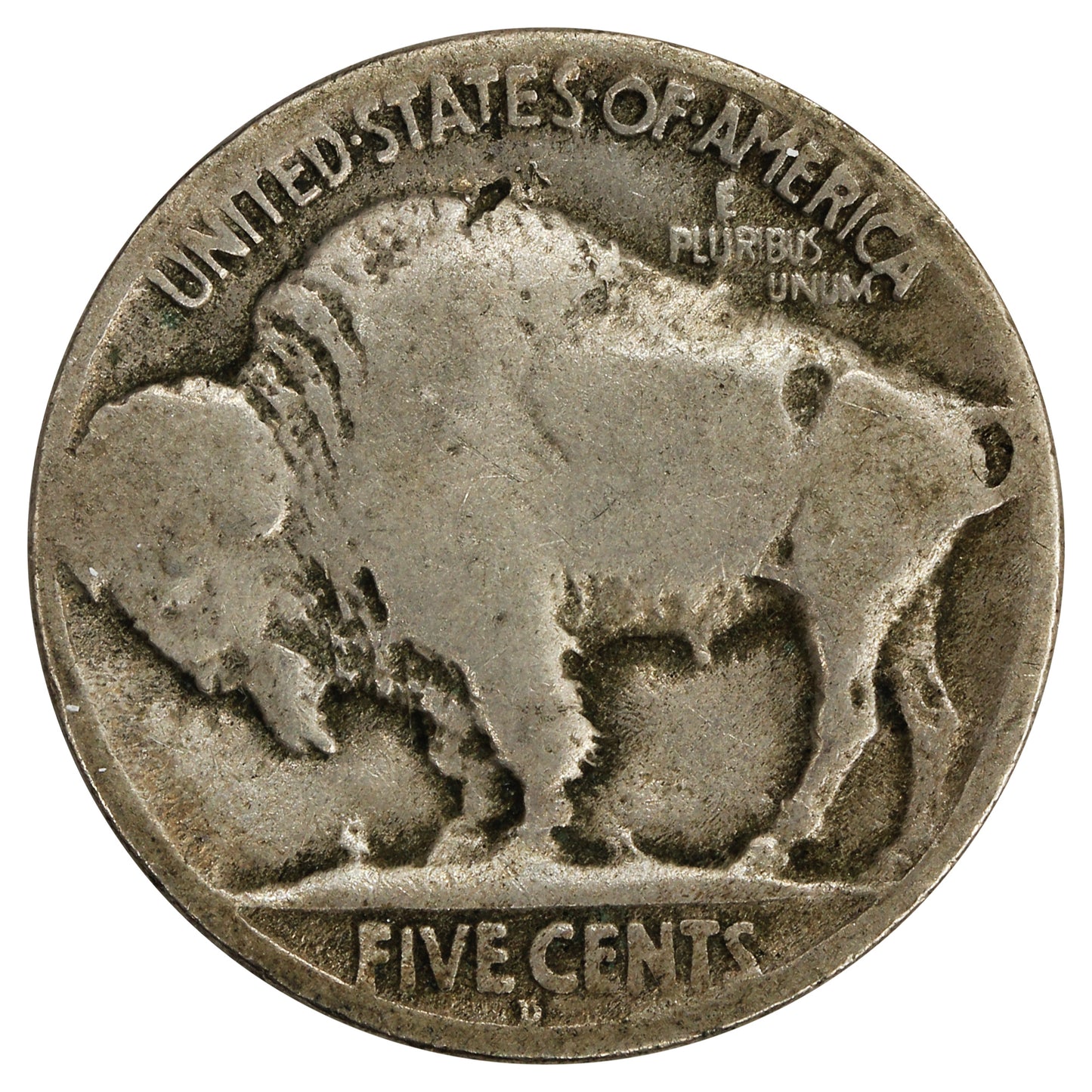 1918 D USA Nickel Good (G4)