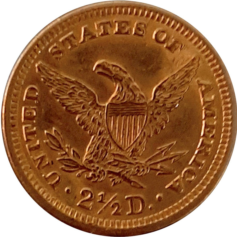 1888 USA $2.50 Gold AU-UNC (AU55)