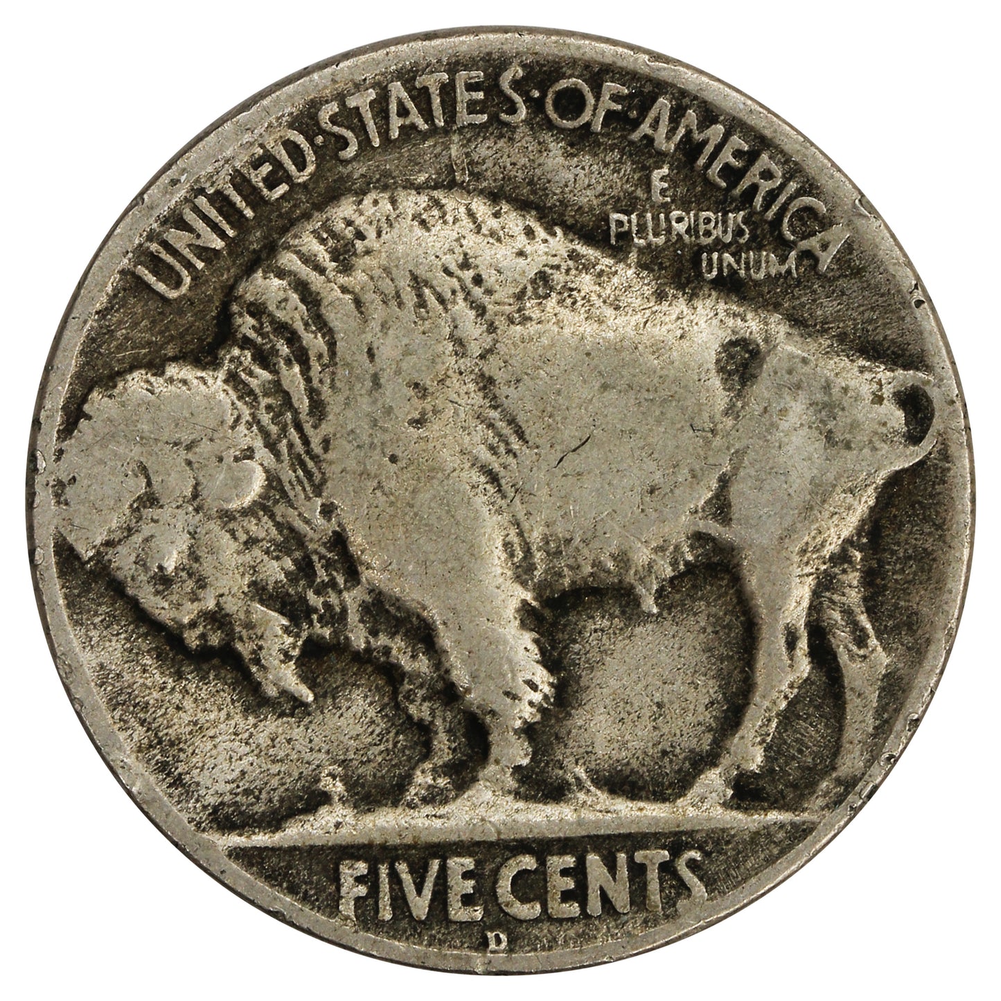 1925 D USA Nickel Fine (F12)