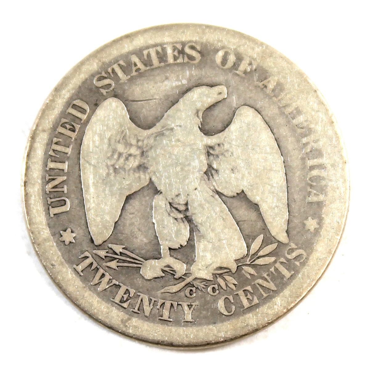 1875 CC USA 20 Cents Good (G4) $