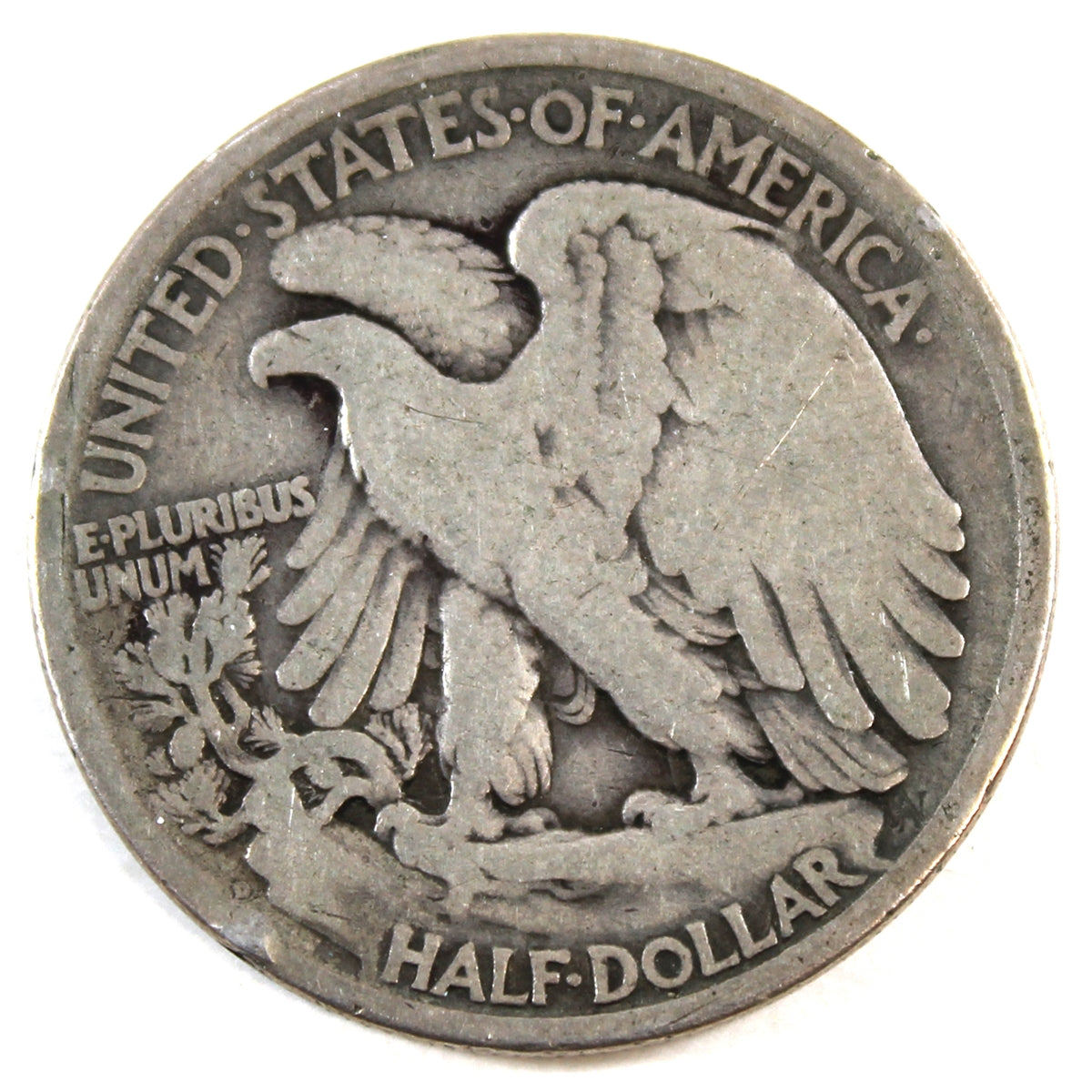 1918 D USA Half Dollar Circulated