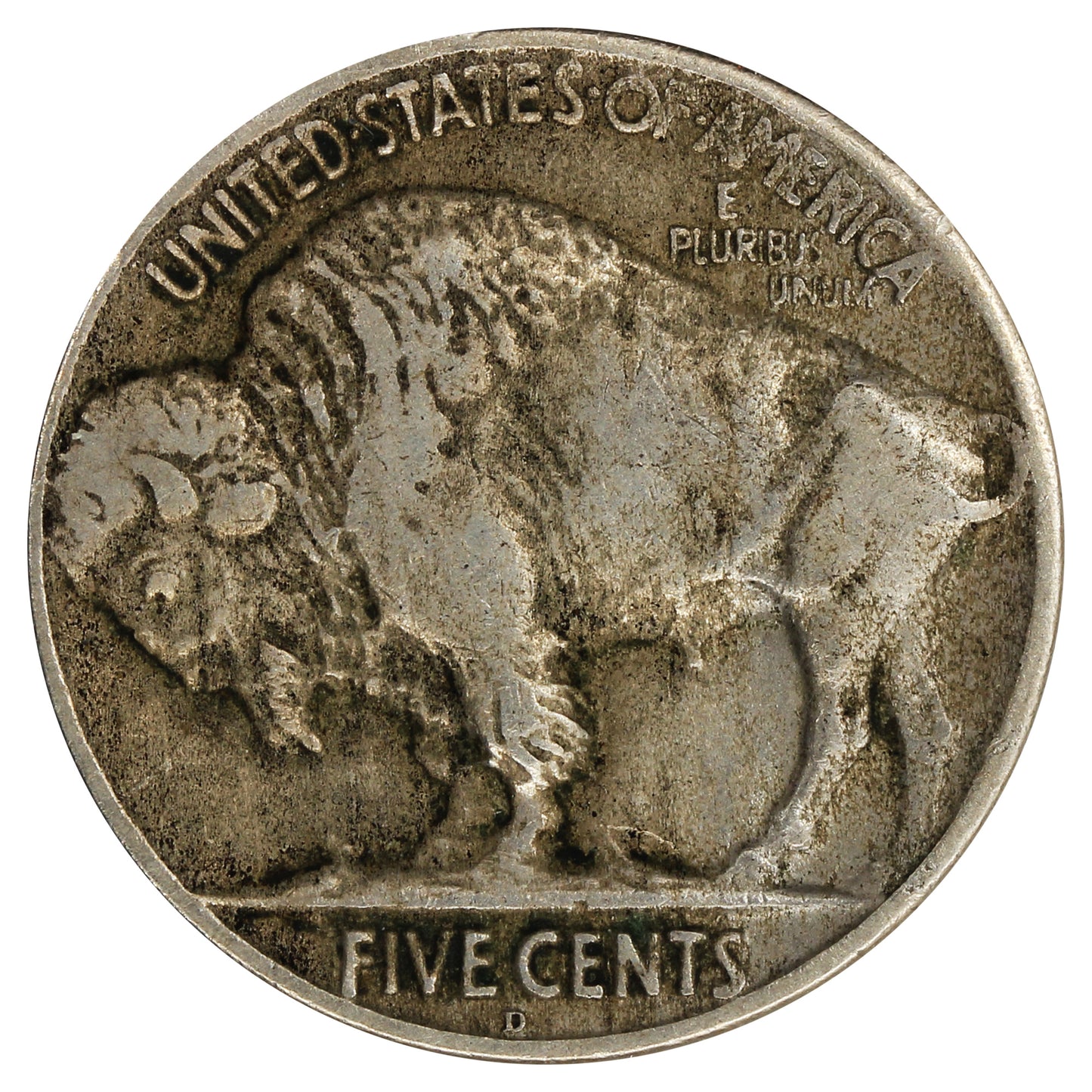 1927 D USA Nickel Very Fine (VF20)
