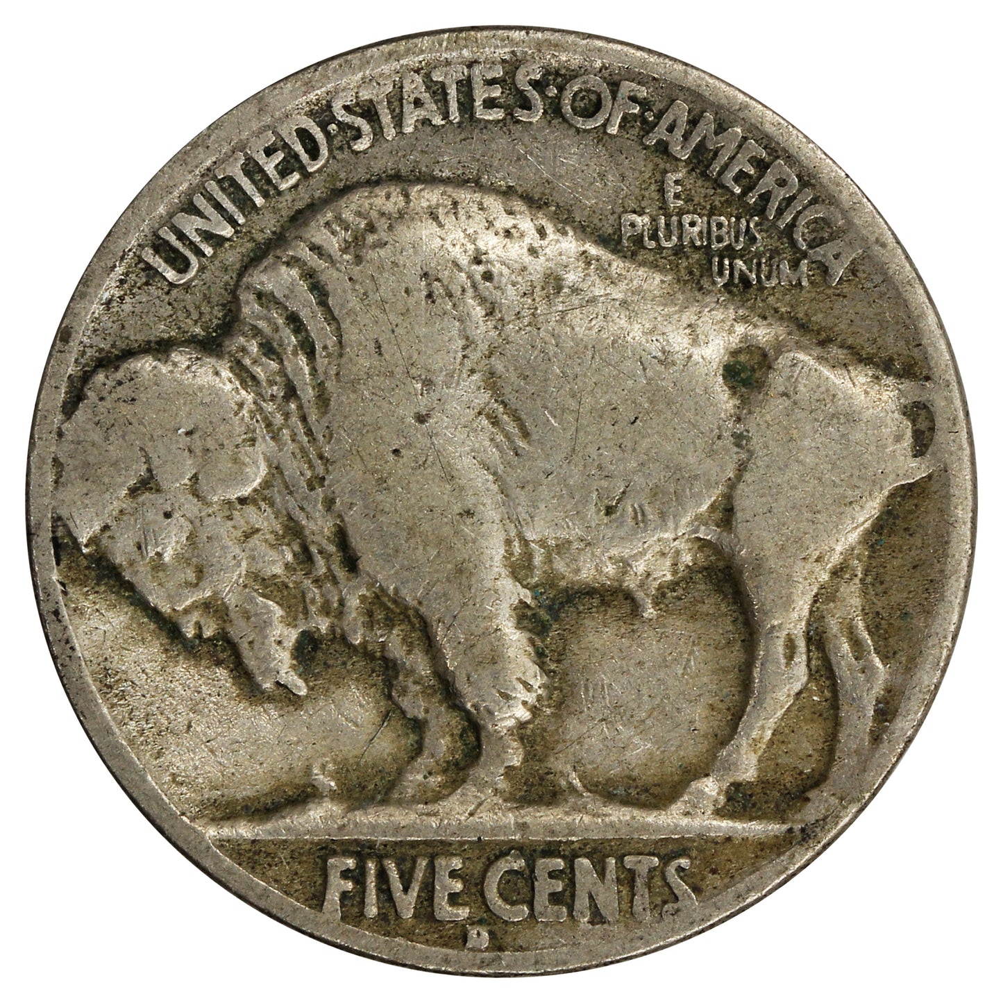 1928 D USA Nickel Fine (F12)