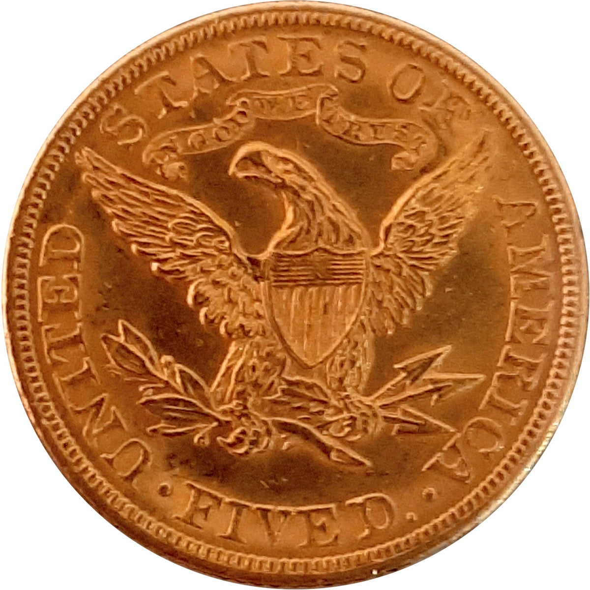 1904 USA $5.00 Gold Uncirculated (MS60) $
