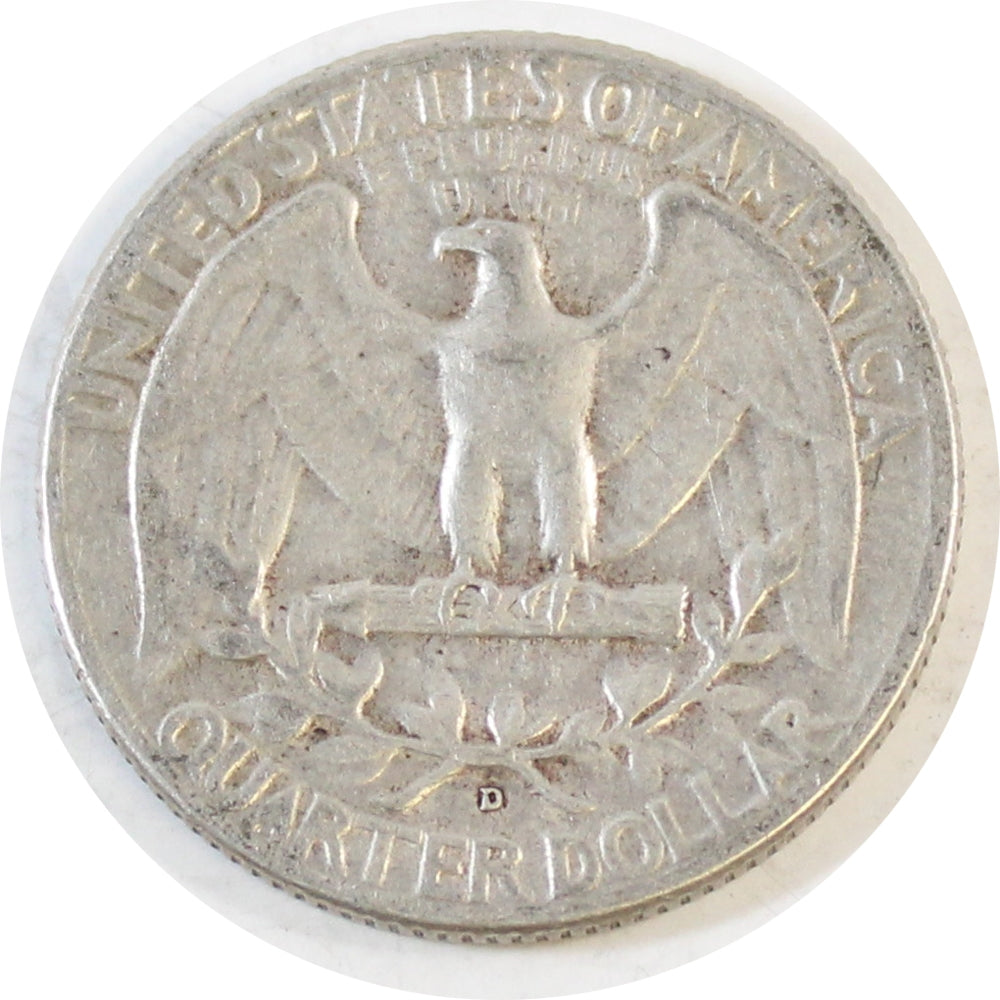 1949 D USA Quarter Circulated