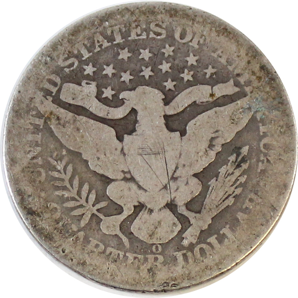 1892 O Covered E In United USA Quarter About Good (AG3)