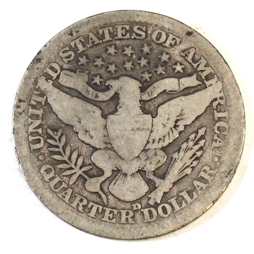 1908 D USA Quarter About Good (AG-3)