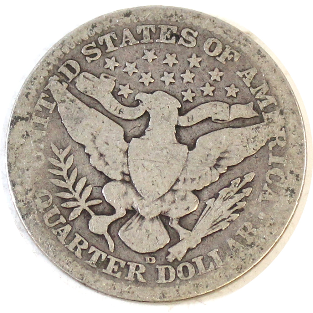 1909 D USA Quarter About Good (AG3)