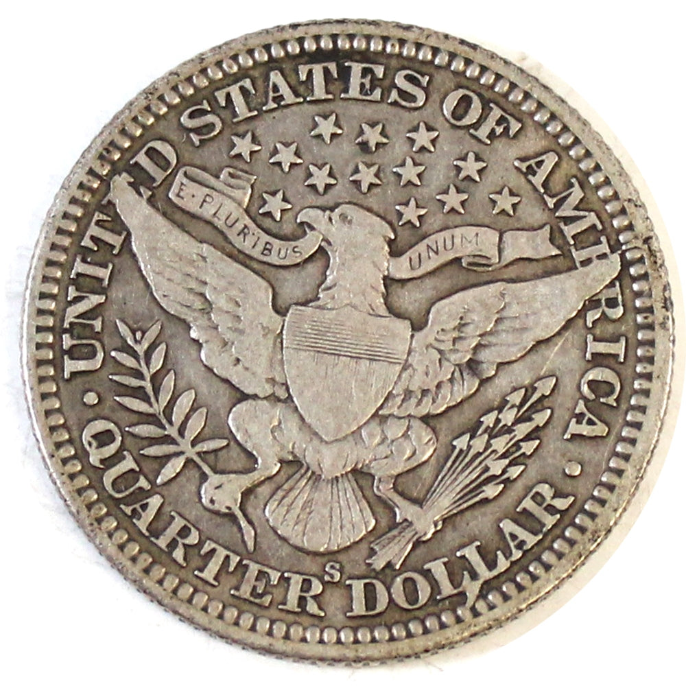 1912 S USA Quarter Very Fine (VF20) $