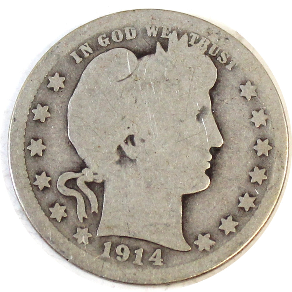1914 USA Quarter About Good (AG-3)