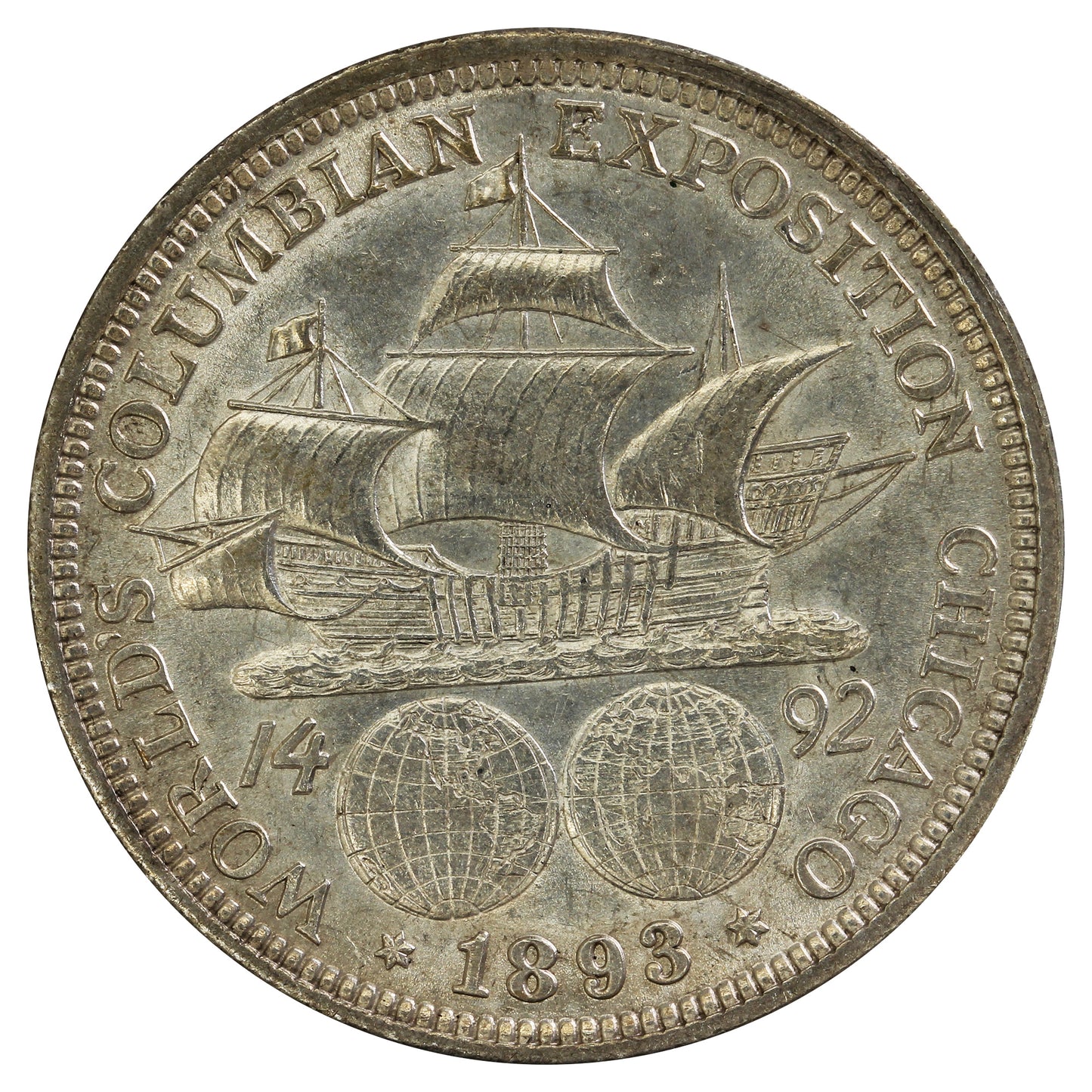1893 Columbian Expo USA Half Dollar UNC+ (MS62) $