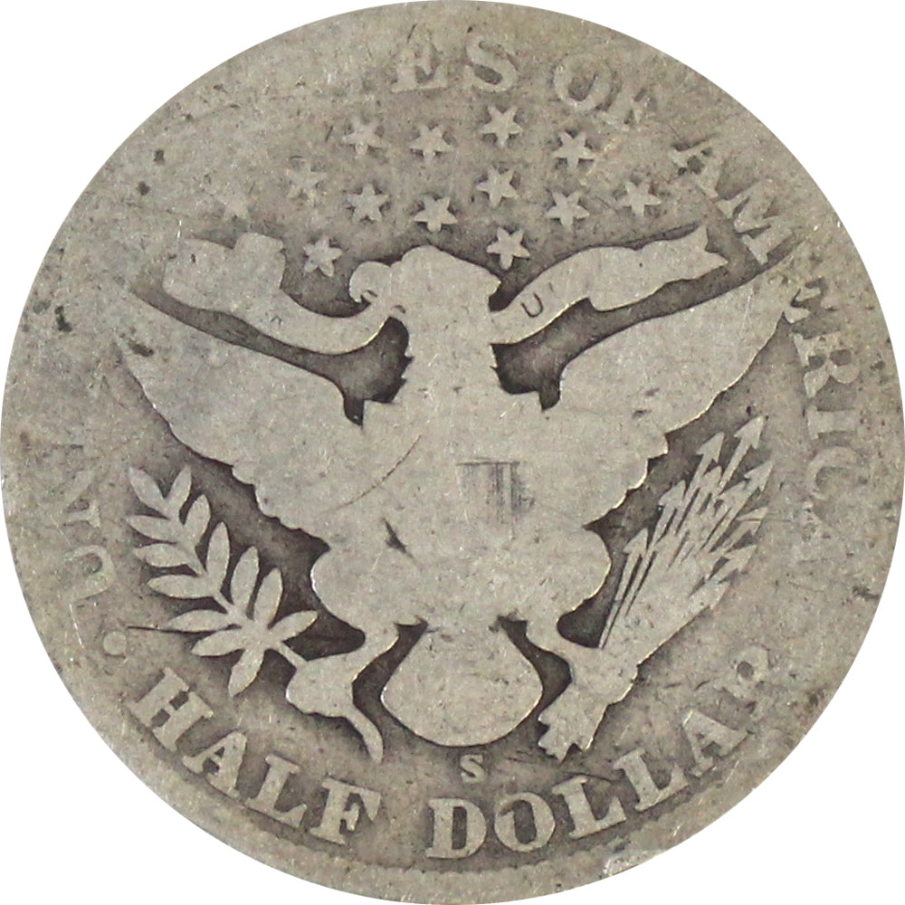 1907 S USA Half Dollar About Good (AG3)