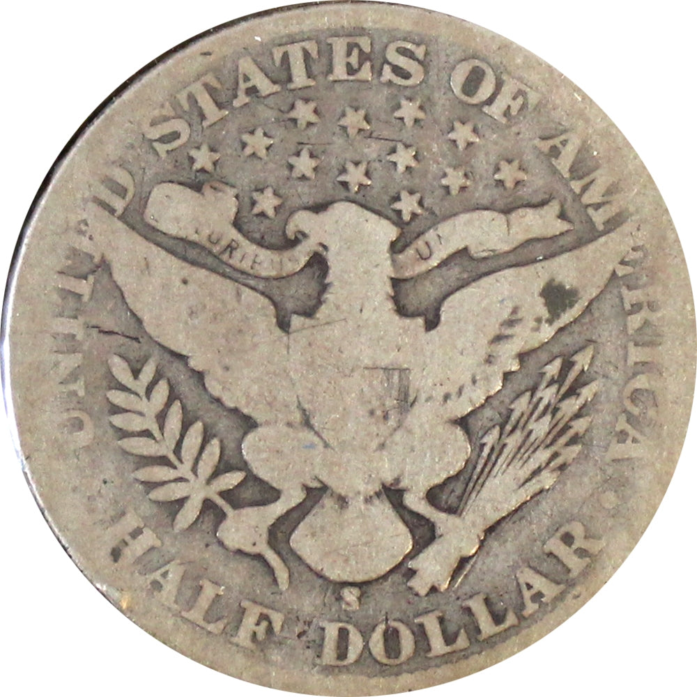 1908 S USA Half Dollar About Good (AG3)