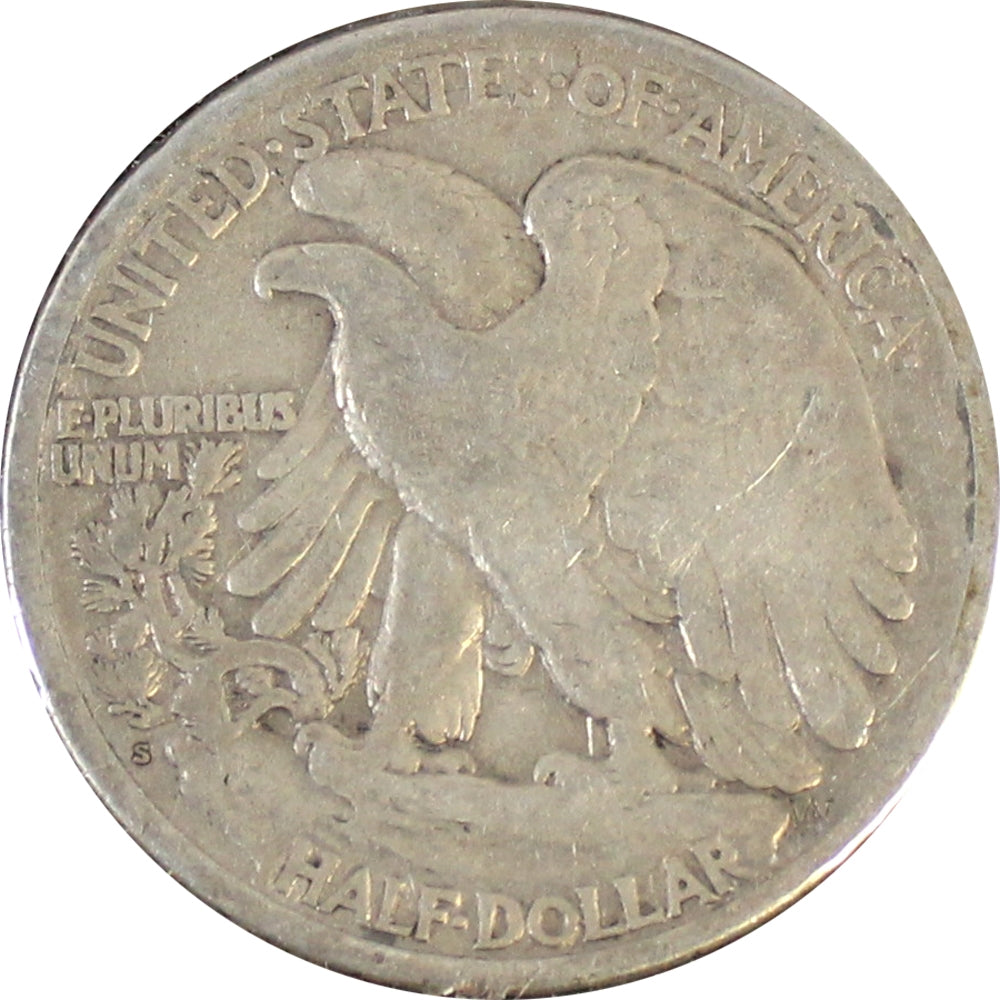 1918 S USA Half Dollar VG-F (VG10)