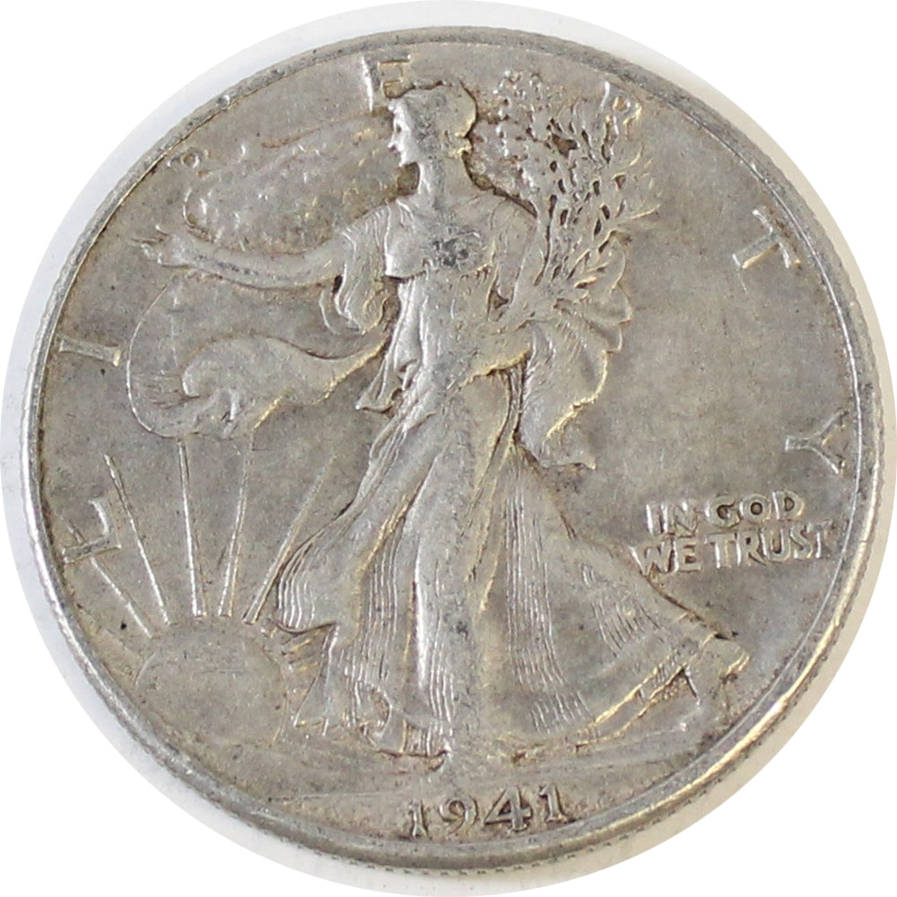 1941 D USA Half Dollar VF-EF (VF30) – Colonial Acres Coins
