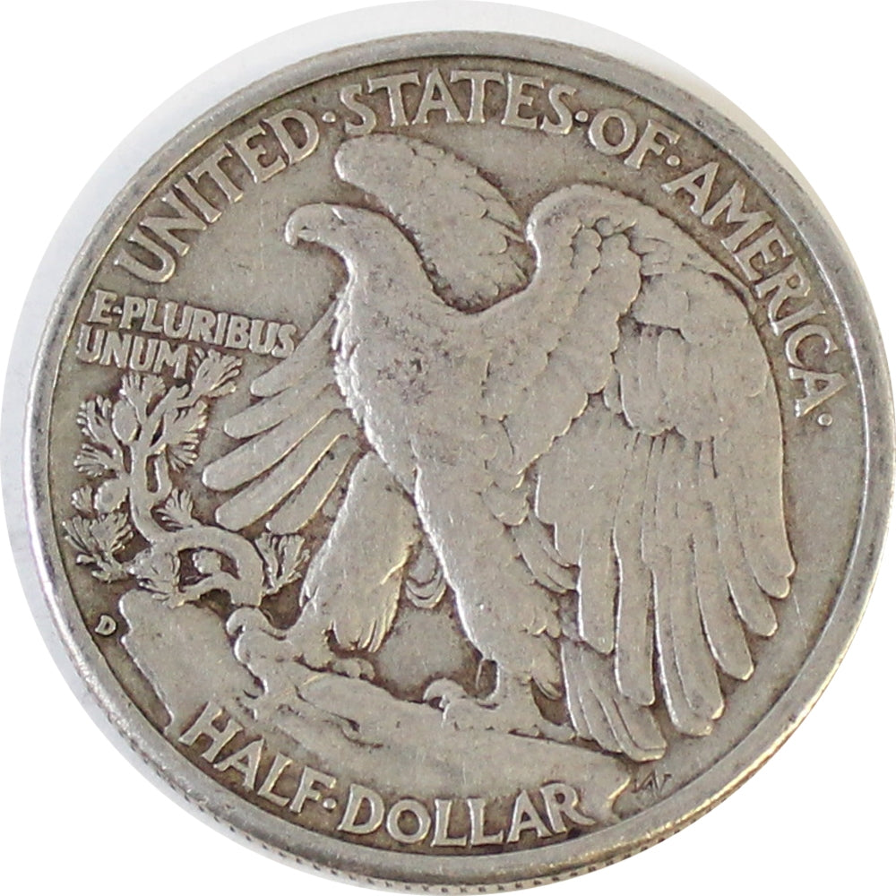 1943 D USA Half Dollar Very Fine (VF20)