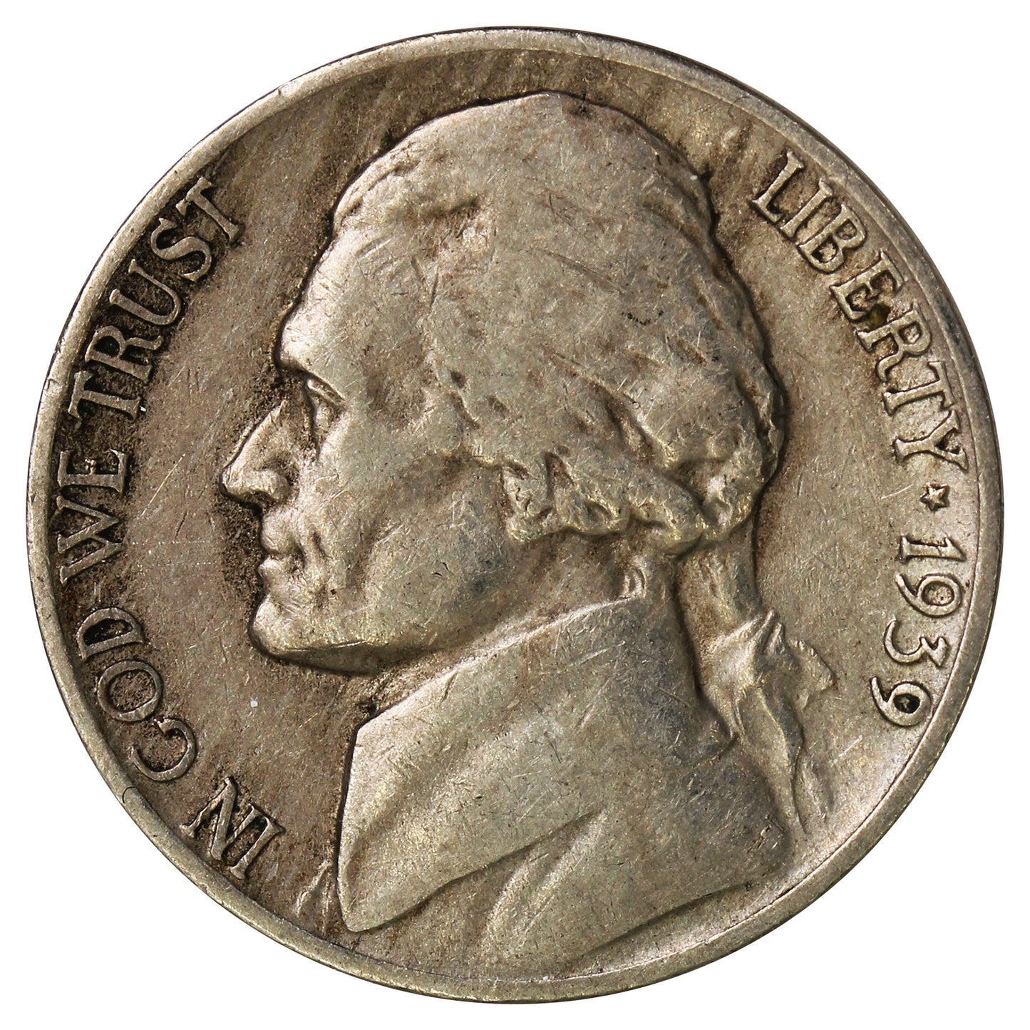 1939 D USA Nickel VF-EF (VF30)