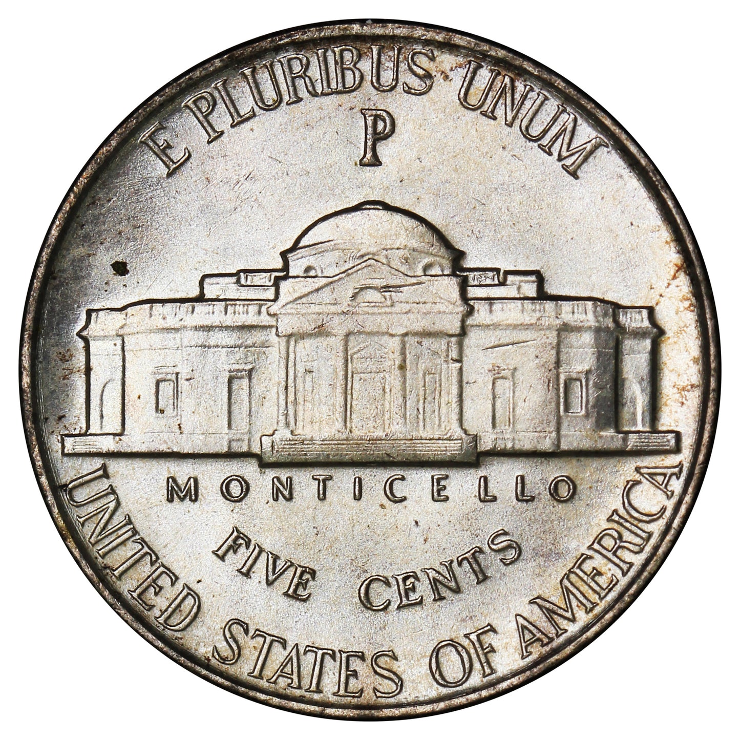 1942 P Silver USA Nickel Brilliant Uncirculated (MS63)