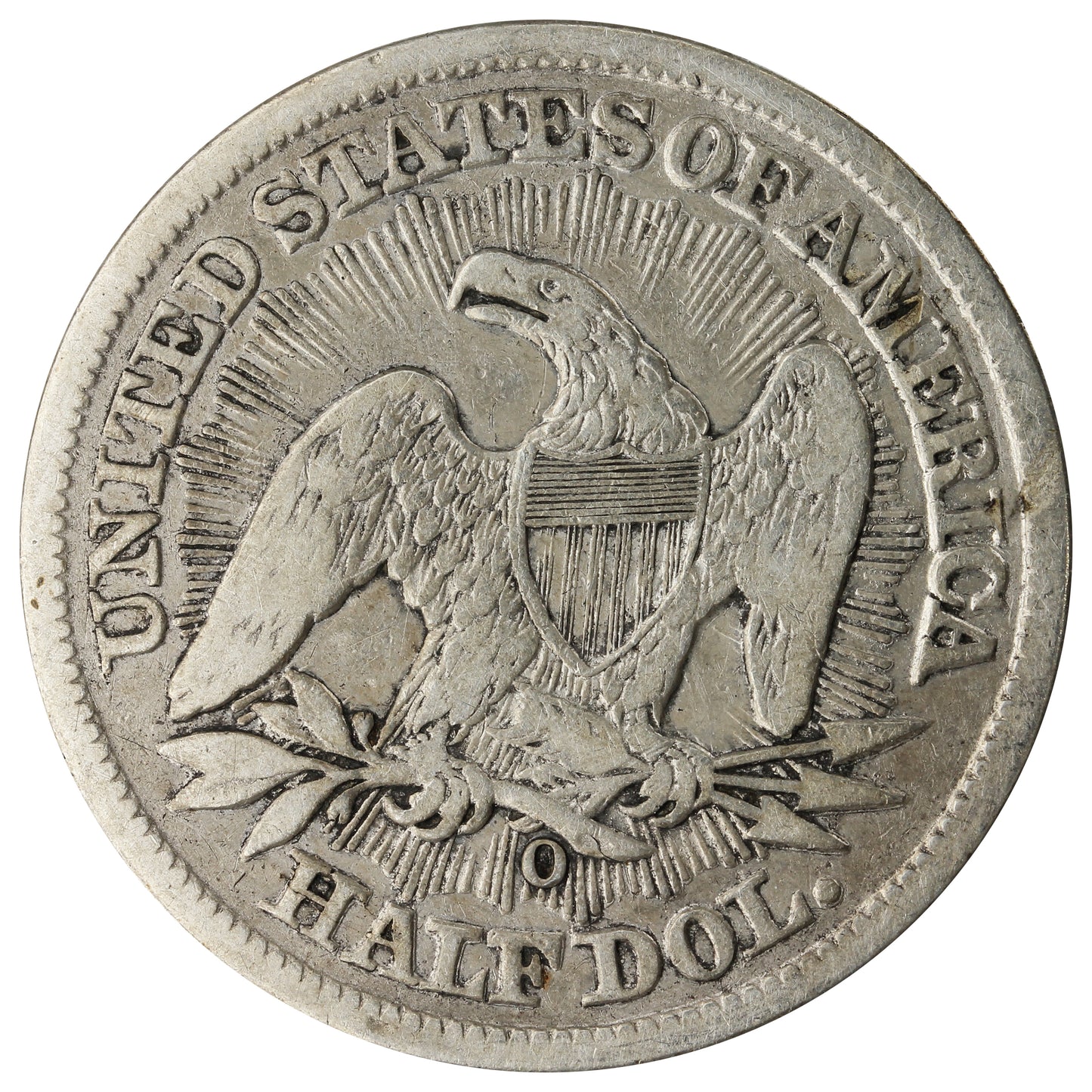 1853 O USA Half Dollar Fine (F12) $
