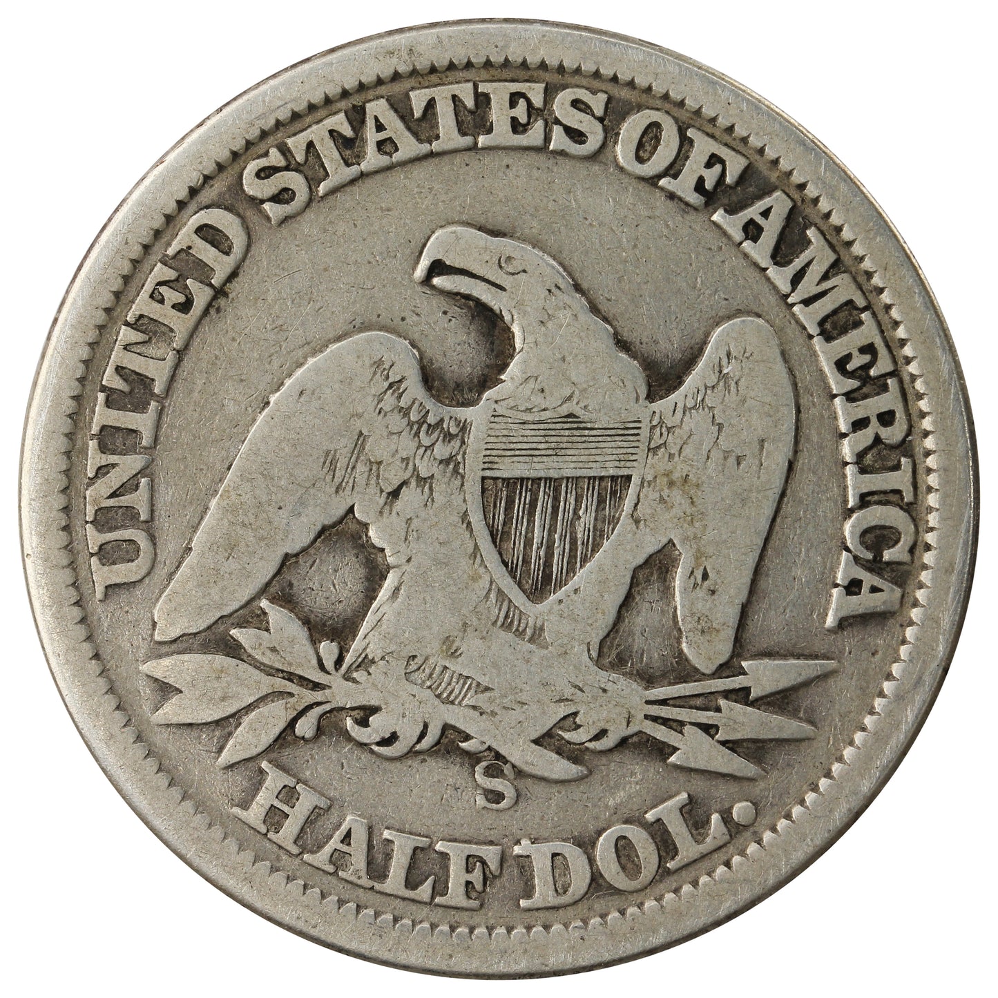 1864 S USA Half Dollar G-VG (G6) $
