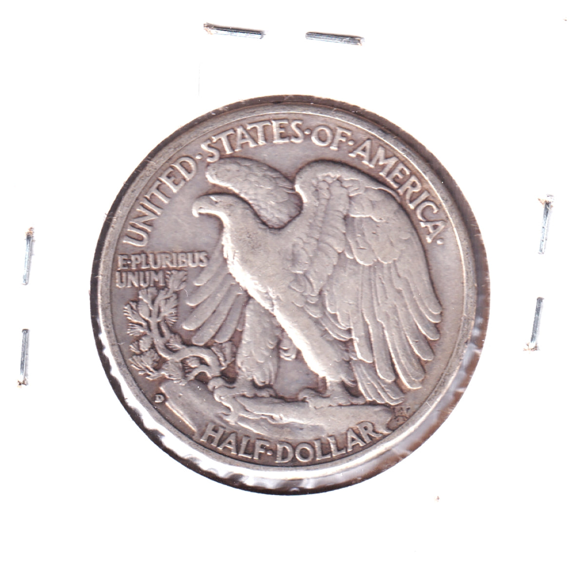 1943 D USA Half Dollar F-VF (F15)