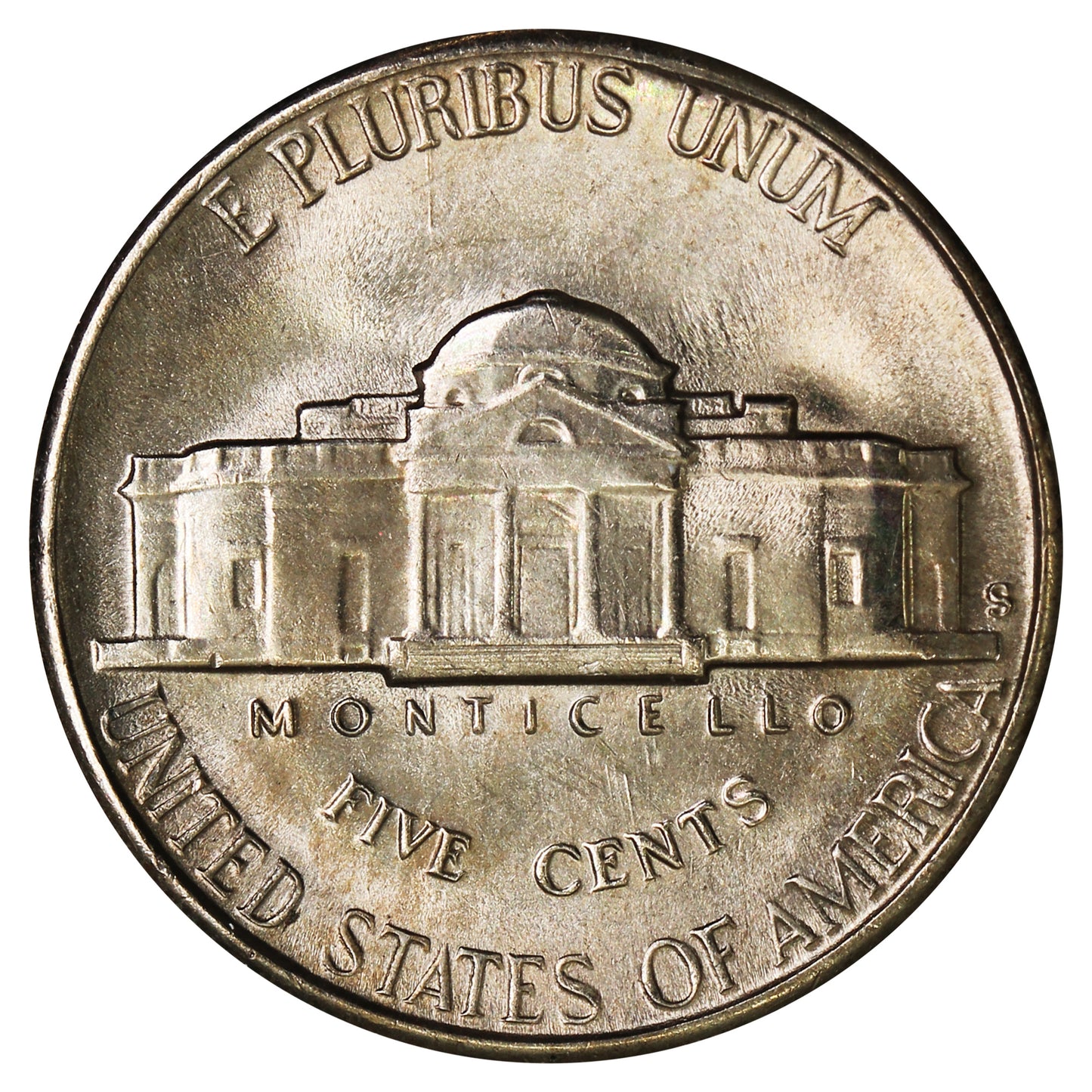1948 S USA Nickel Choice Brilliant Uncirculated (MS64)