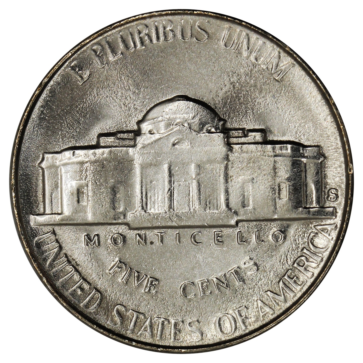 1953 S USA Nickel Choice Brilliant Uncirculated (MS64)