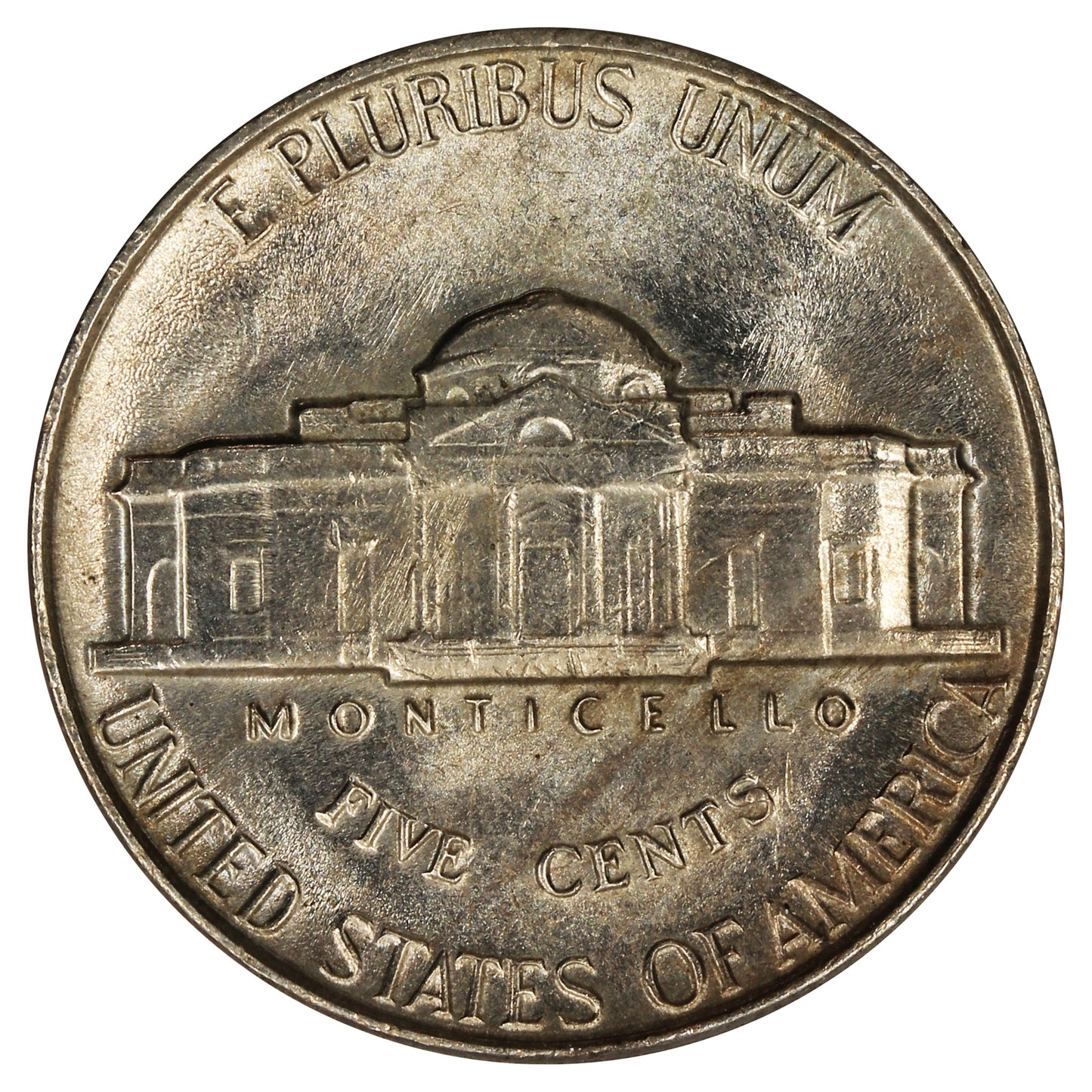 1954 USA Nickel Choice Brilliant Uncirculated (MS64)