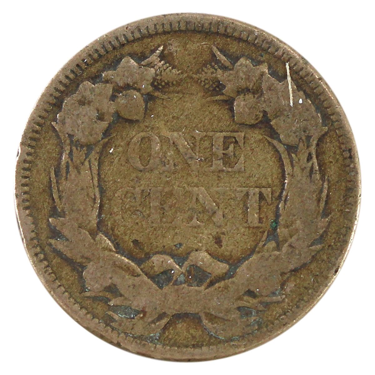 1858 Large Letters USA Cent Good (G4)