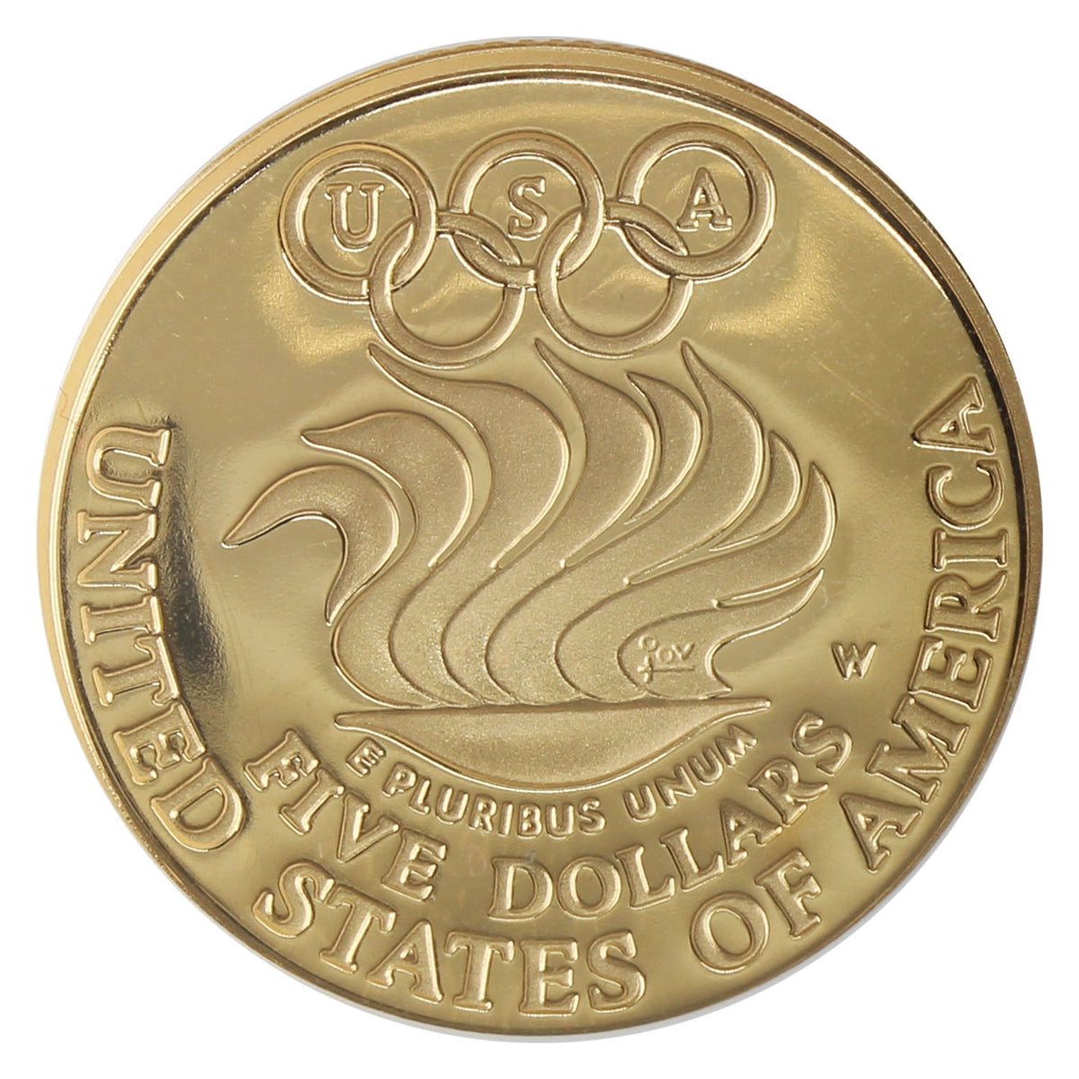 1988W USA $5 Gold Olympics NGC Certified PF-69, Ultra Cameo (US Vault Collection)