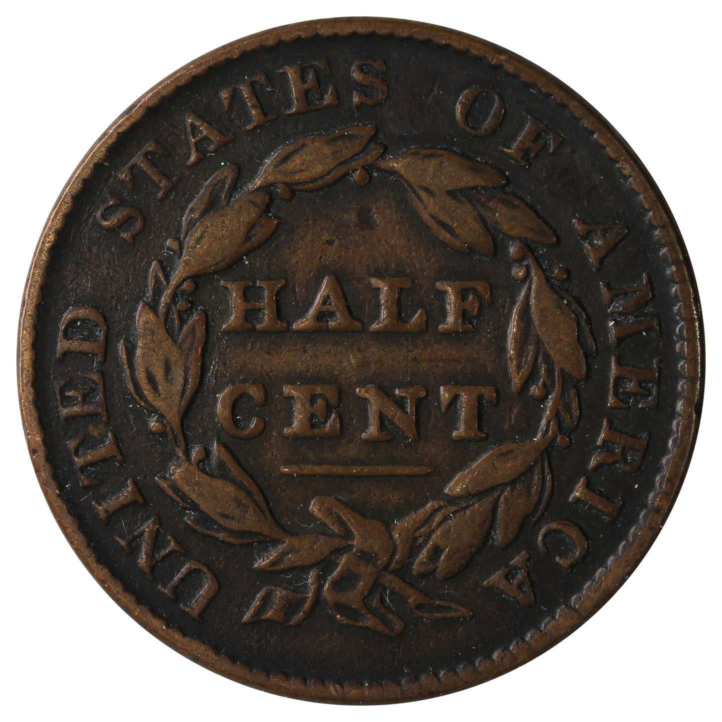 1828 13 Stars USA Half Cent Very Fine (VF20) $
