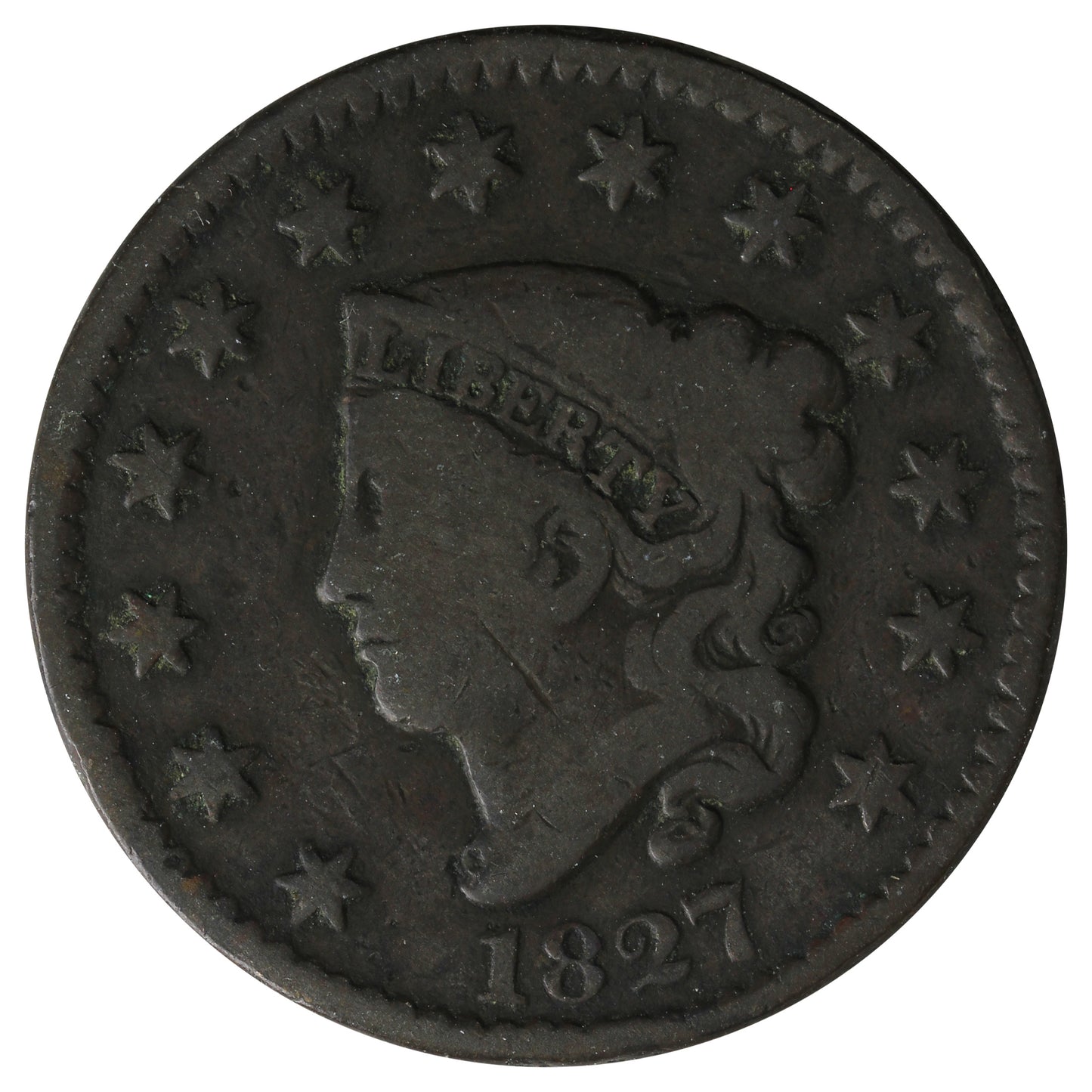 1827 USA Cent Very Good (VG-8) $