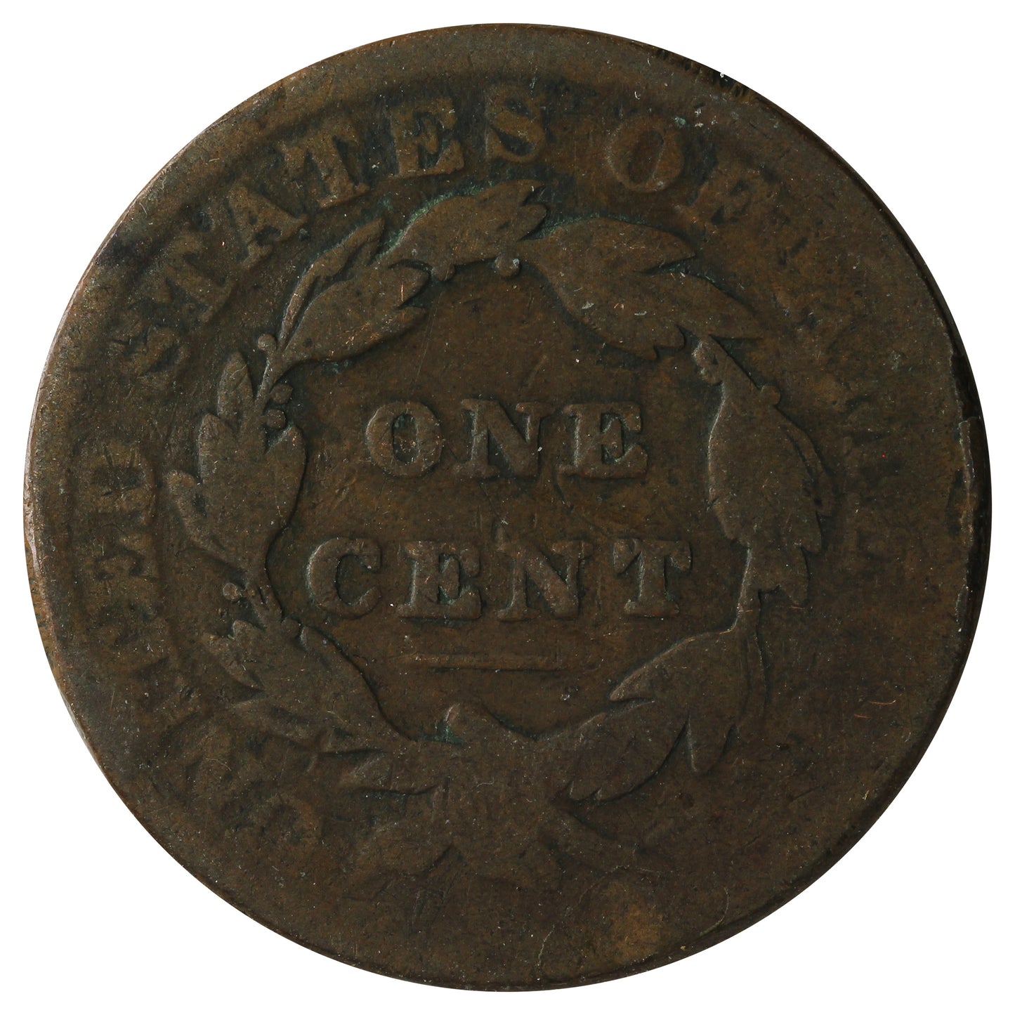 1829 Large Letters USA Cent G-VG (G6) $
