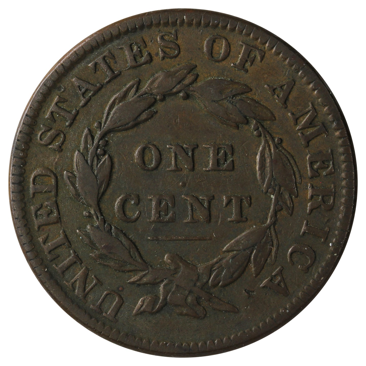 1834 Small 8, Large Stars, Medium Letters USA Cent Very Fine (VF20) $