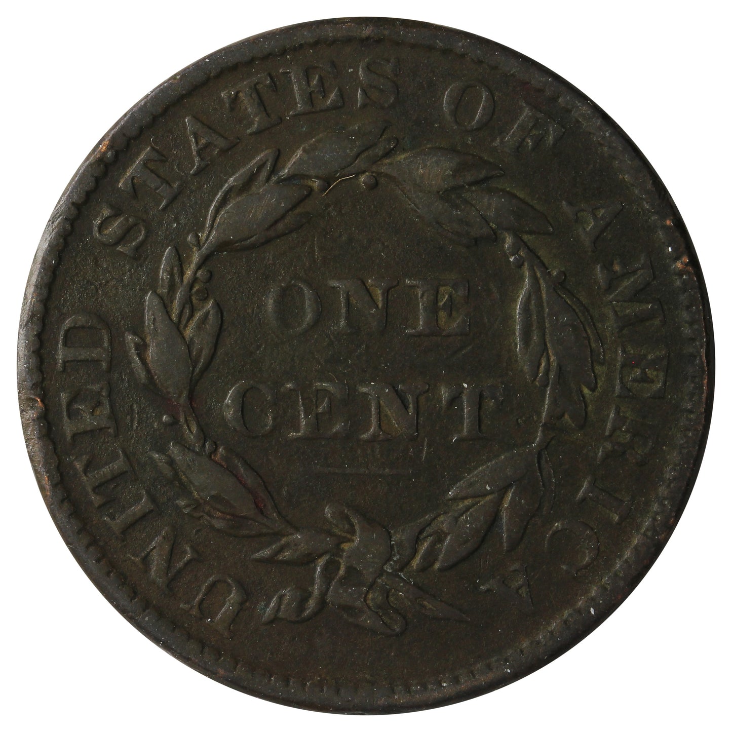 1837 Medium Letters USA Cent F-VF (F15) $