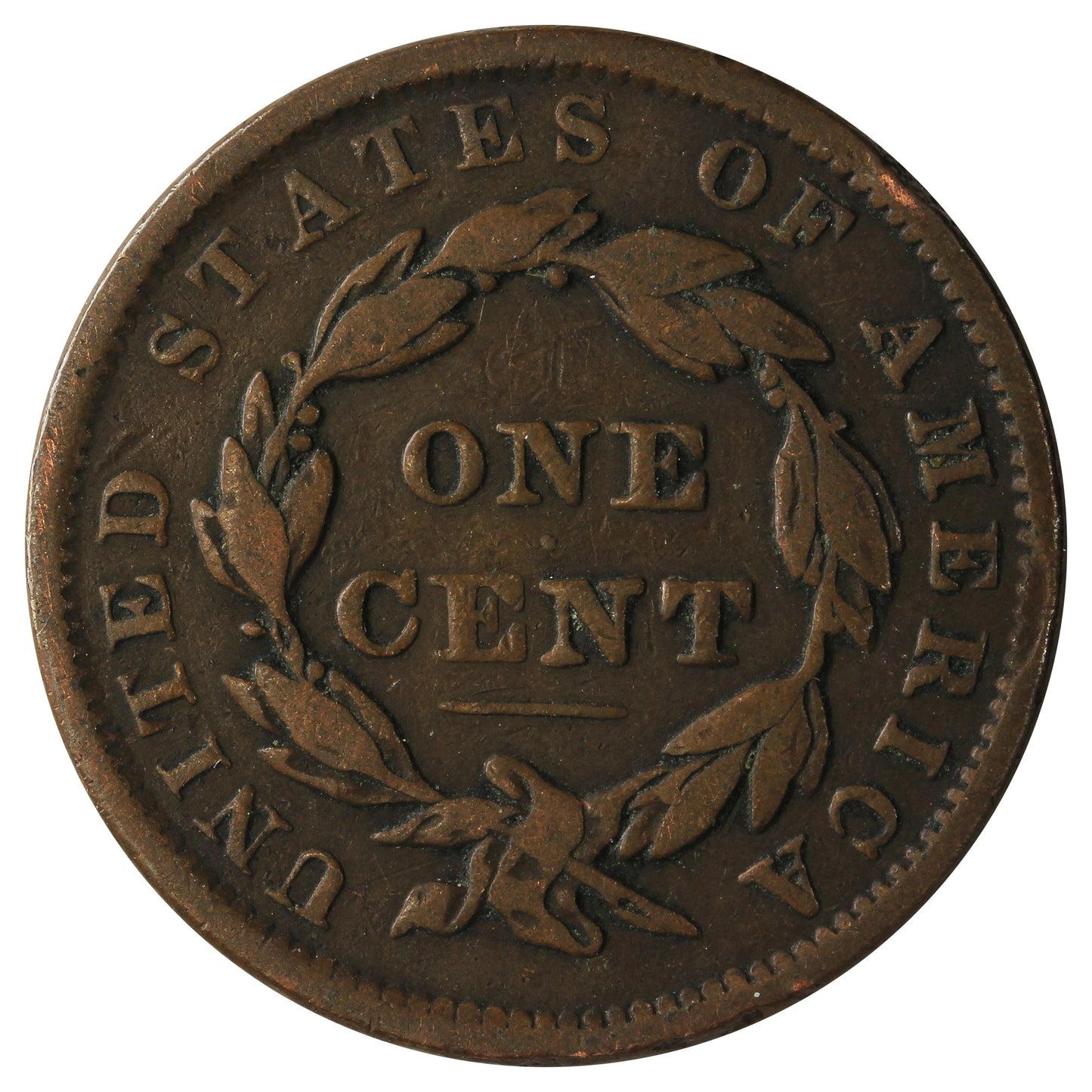1837 Small Letters USA Cent F-VF (F15) $