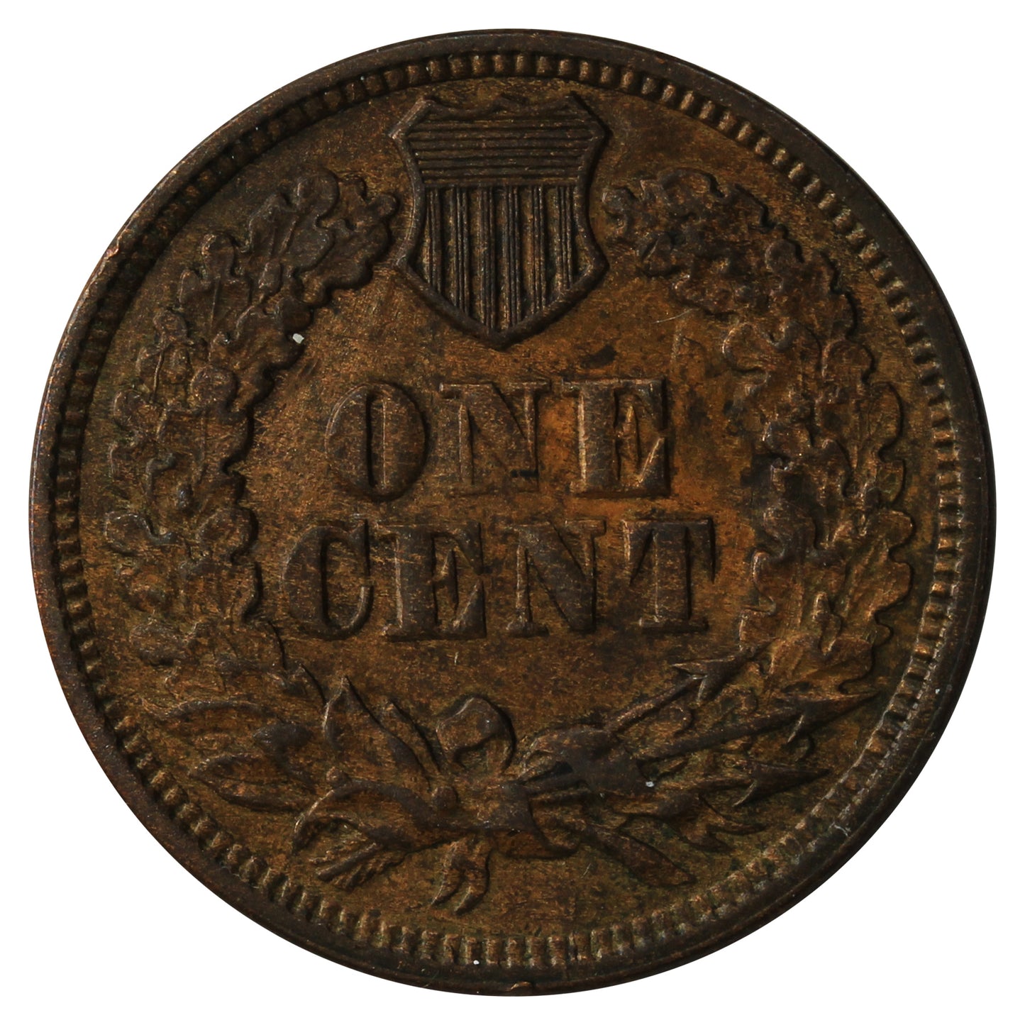 1865 Fancy 5 USA Cent EF-AU (EF45) $