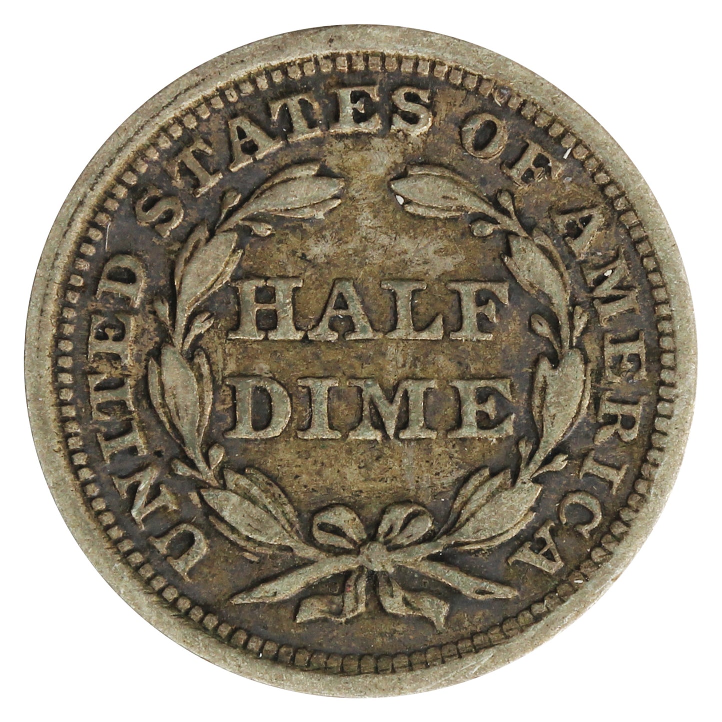 1854 USA Half Dime F-VF (F15) $