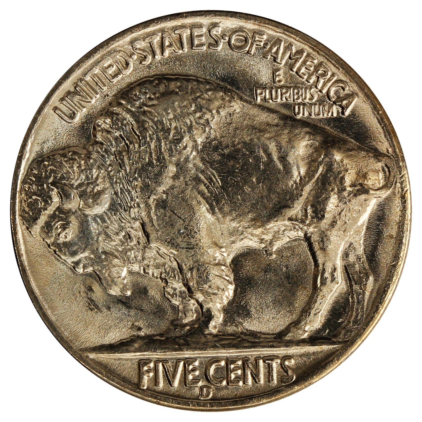 1938 D/D USA Nickel Choice Brilliant Uncirculated (MS64) $