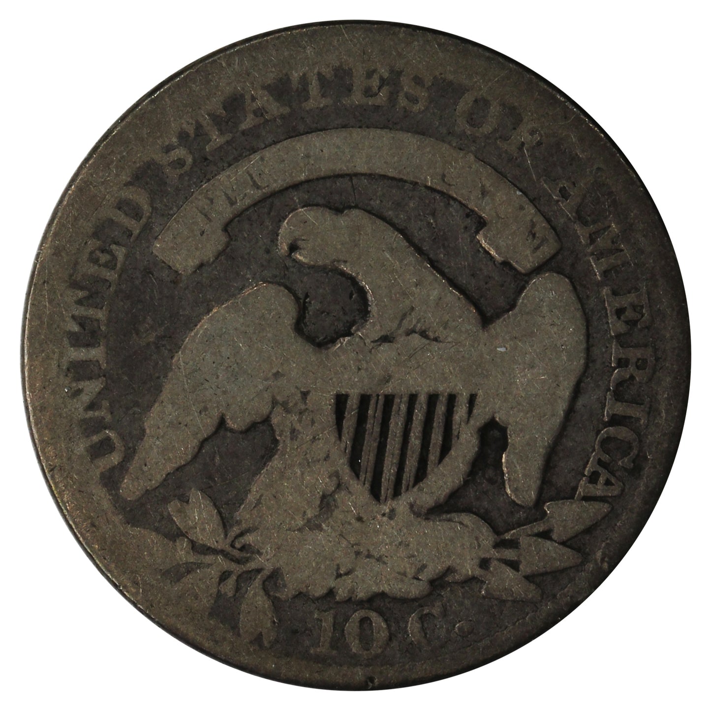 1834 Large 4 USA Dime Good (G4) $