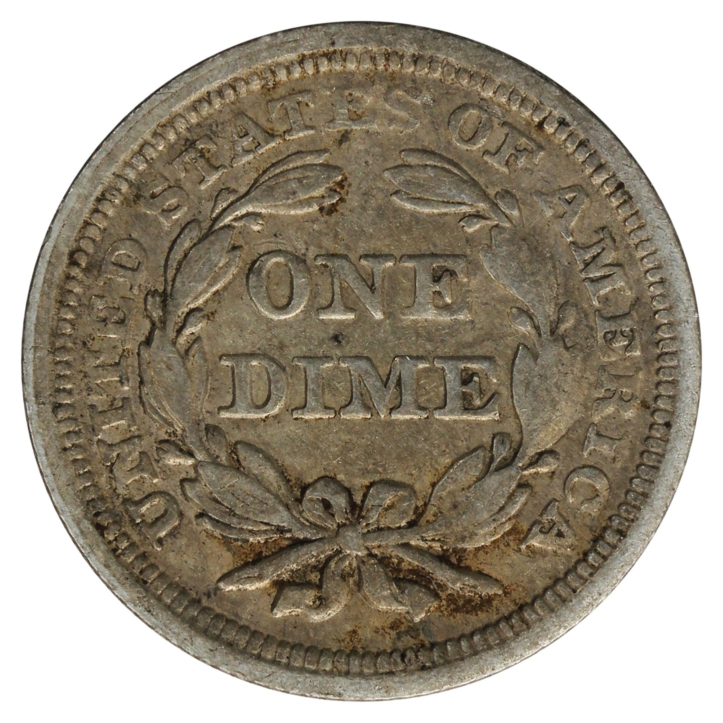 1854 USA Dime Very Fine (VF20) $