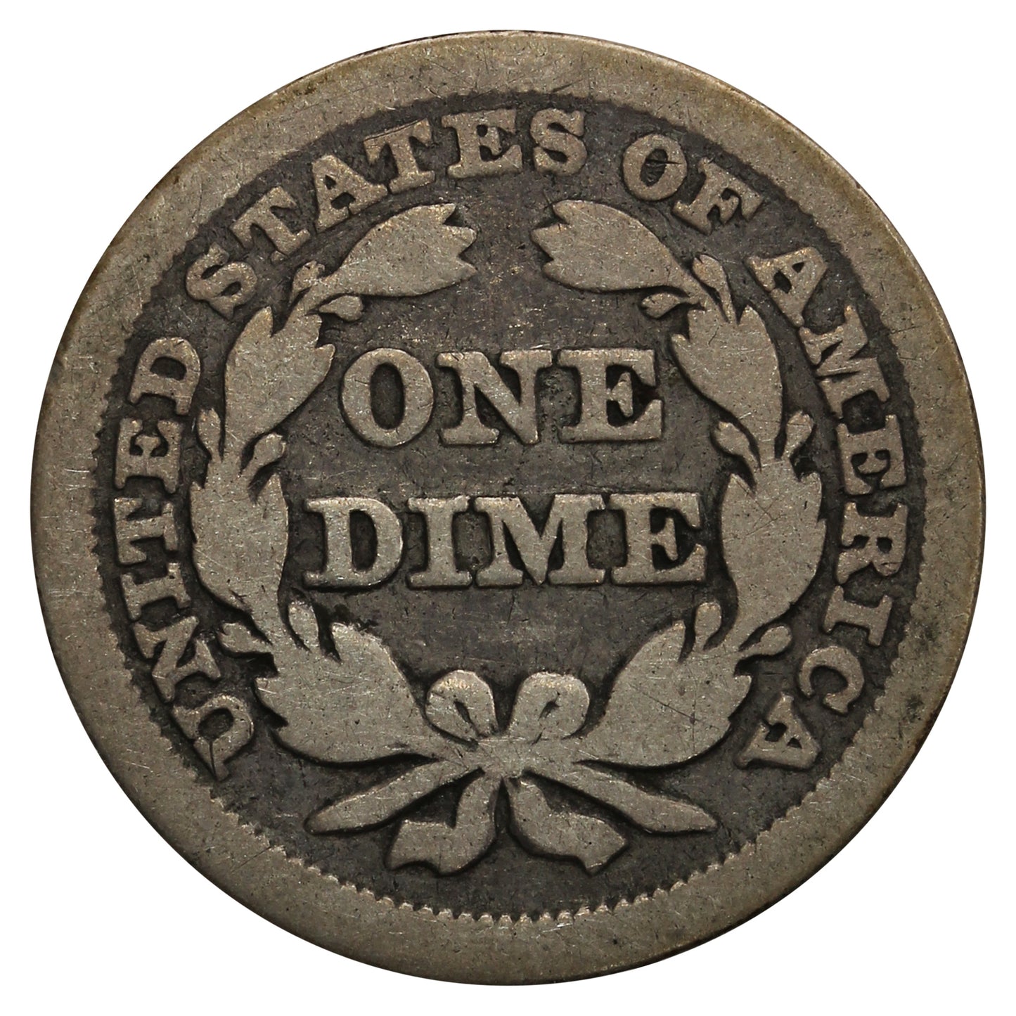 1856 Large Date USA Dime G-VG (G6) $