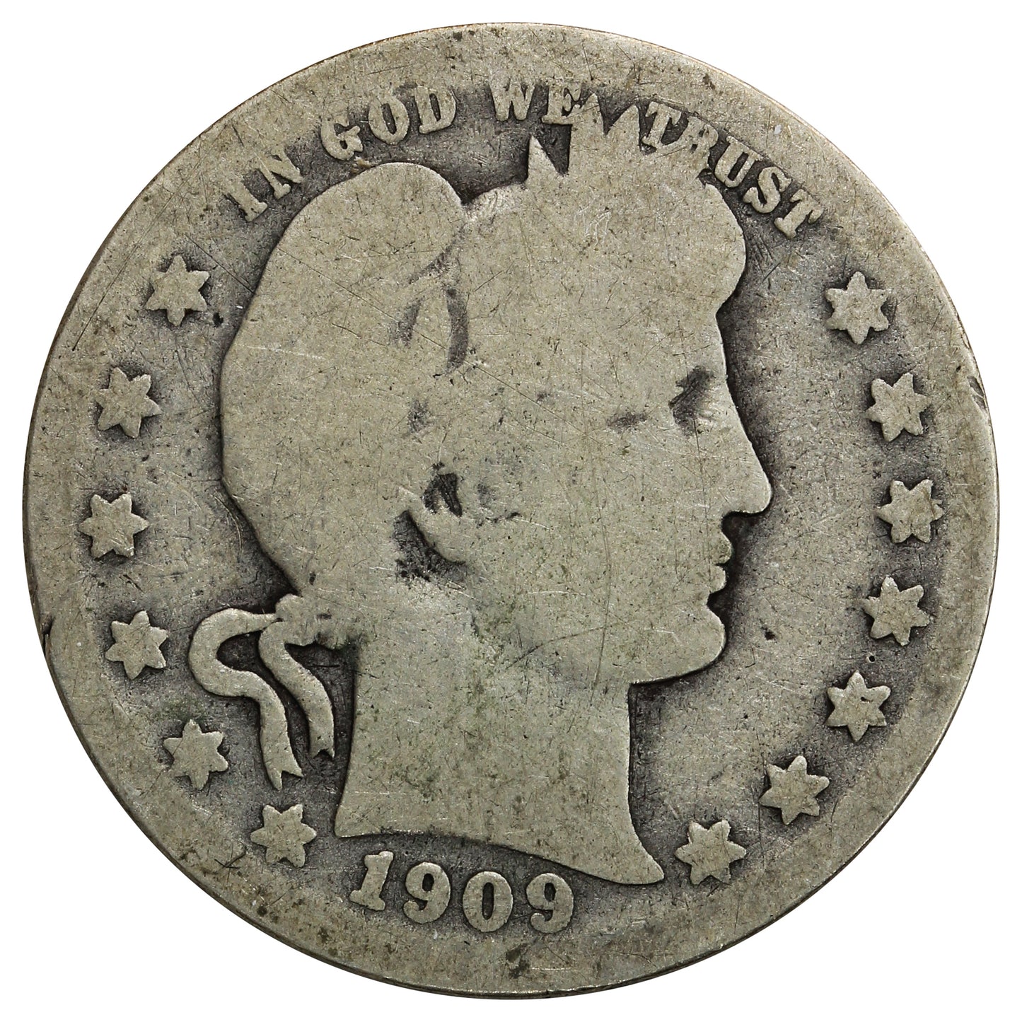 1909 O USA Quarter About Good (AG-3) $