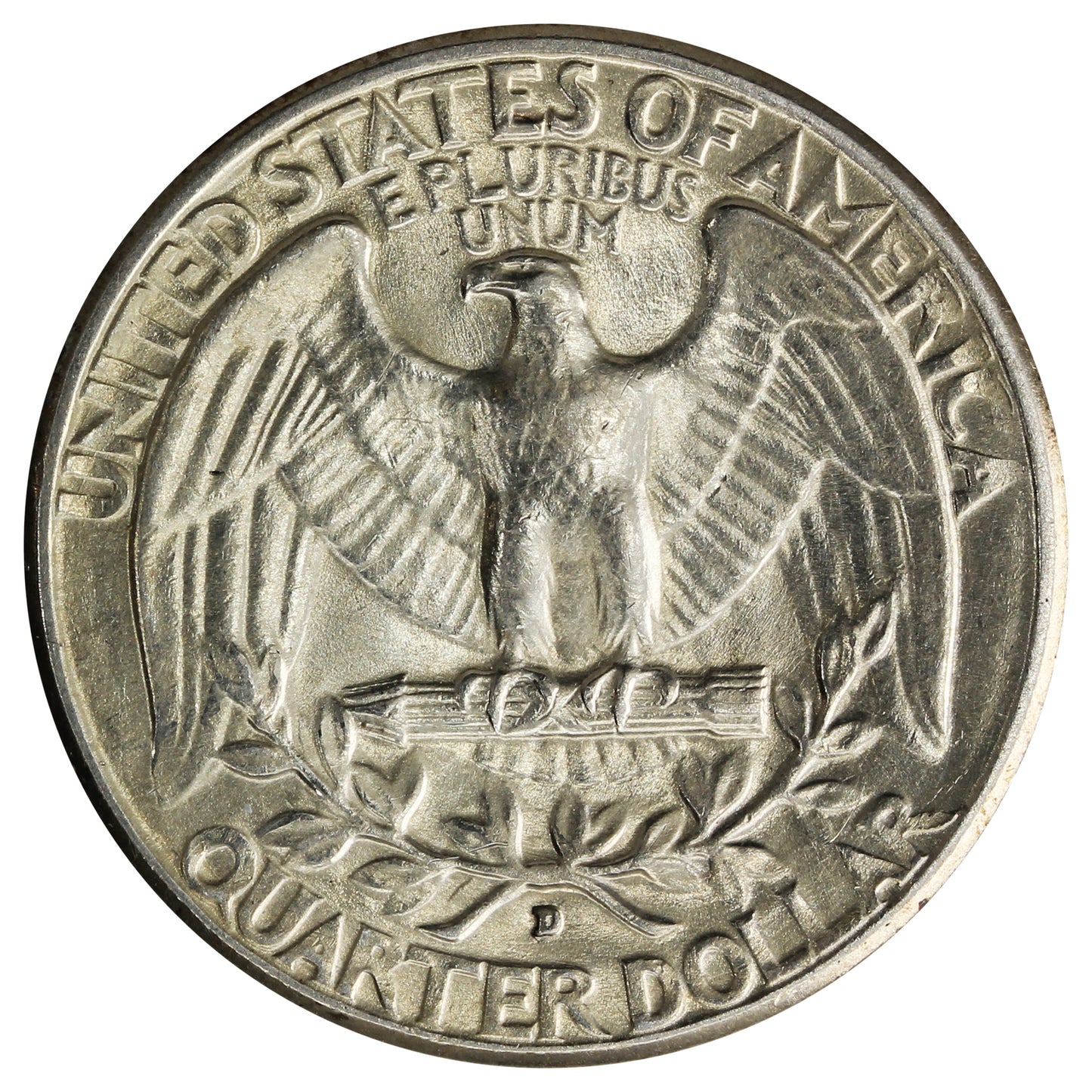 1934 D Heavy Motto USA Quarter AU-UNC (AU55) $