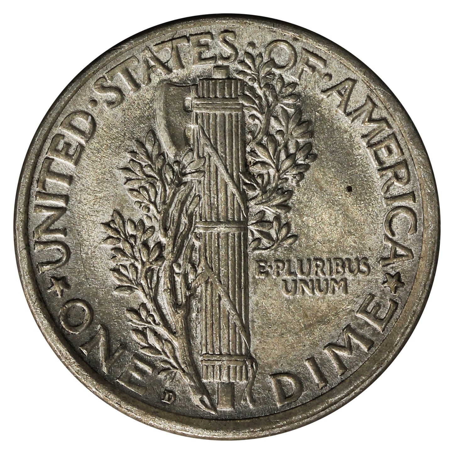 1917 D USA Dime AU-UNC (AU55) $