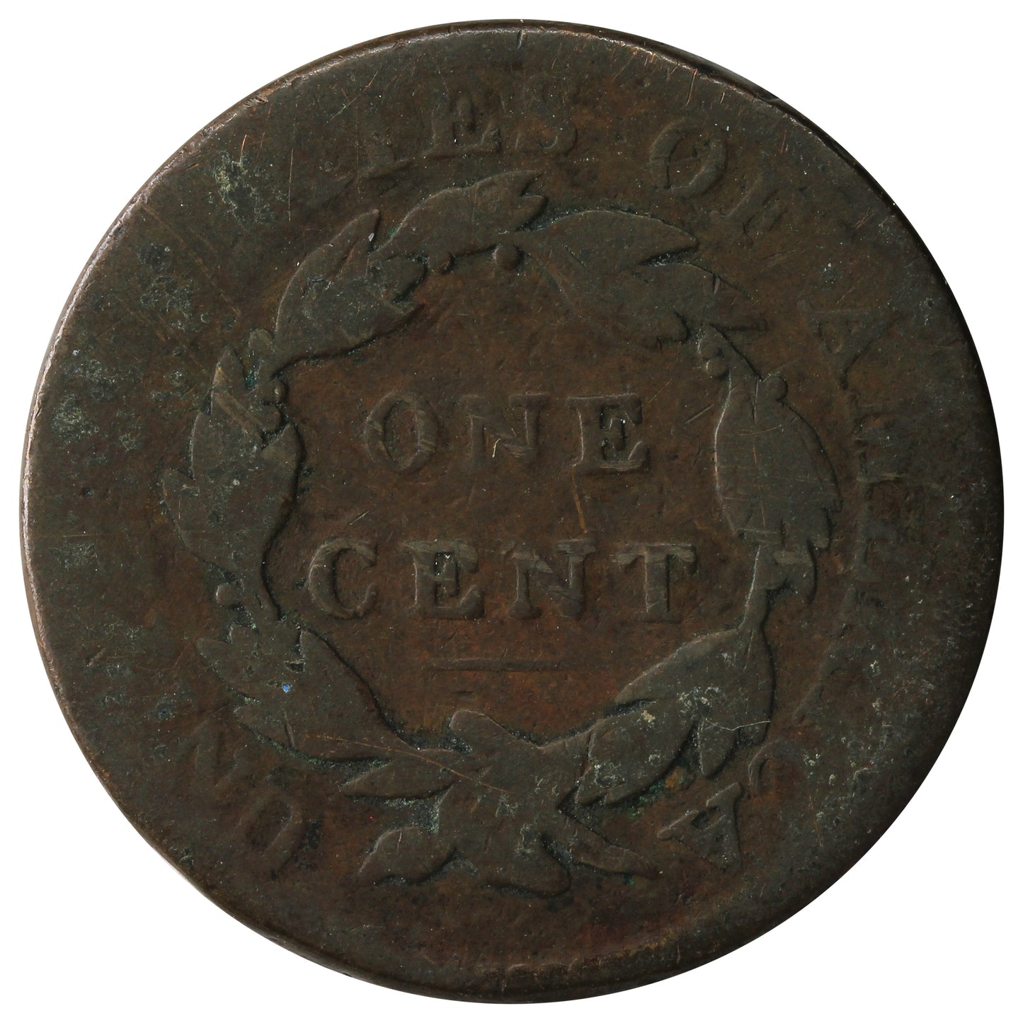 1819 Large Date USA Cent About Good (AG3)