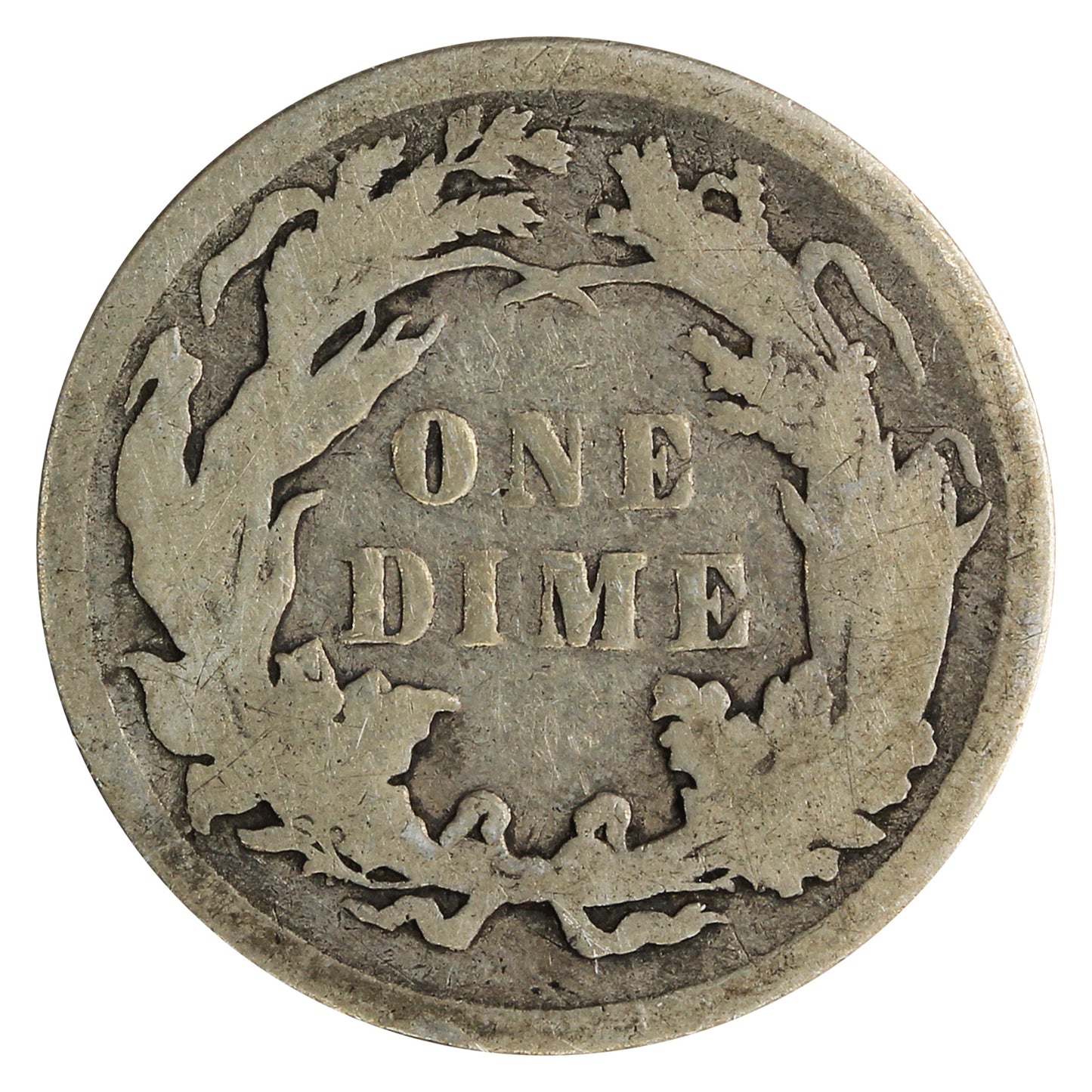 1886 USA Dime Very Good (VG8)