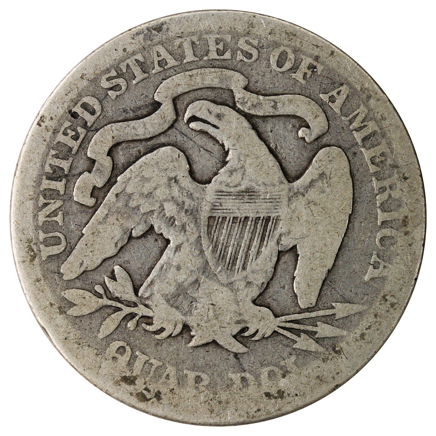 1877 USA Quarter G-VG (G6)